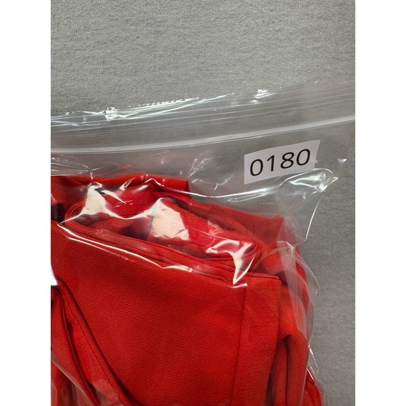 Adelyn Rae Red Strapless Bow Peplum Top Anthropologie XL - Picture 11 of 11